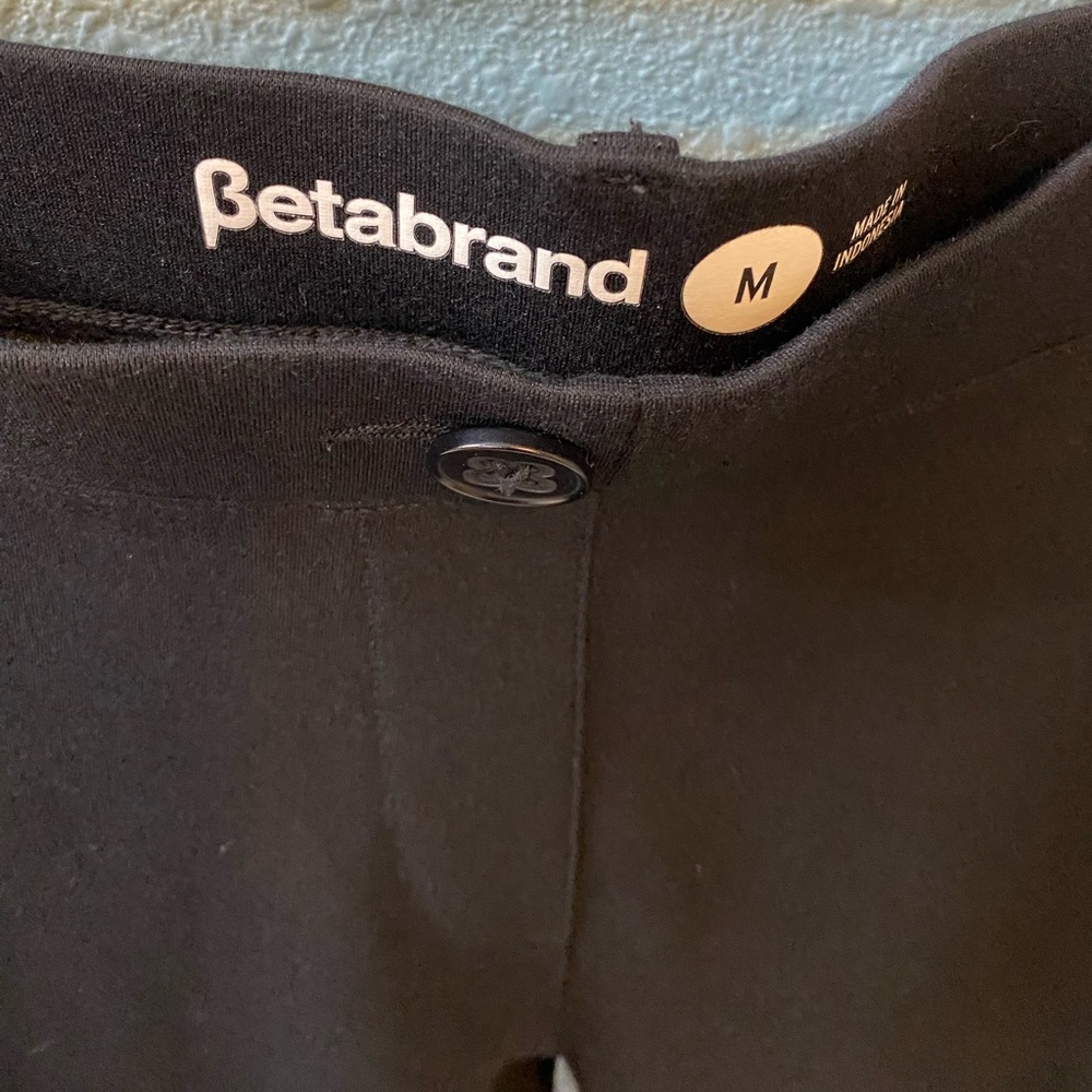 Betabrand Size M yoga straight leg pants. Like-new condition.